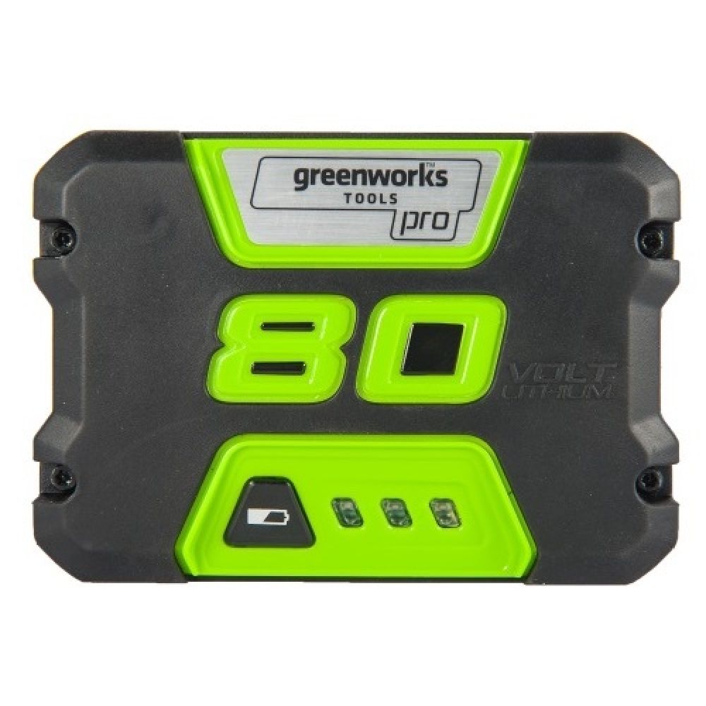 Аккумулятор Greenworks G80B4, Li-Ion, 80 B, 4 Ач, 2927407