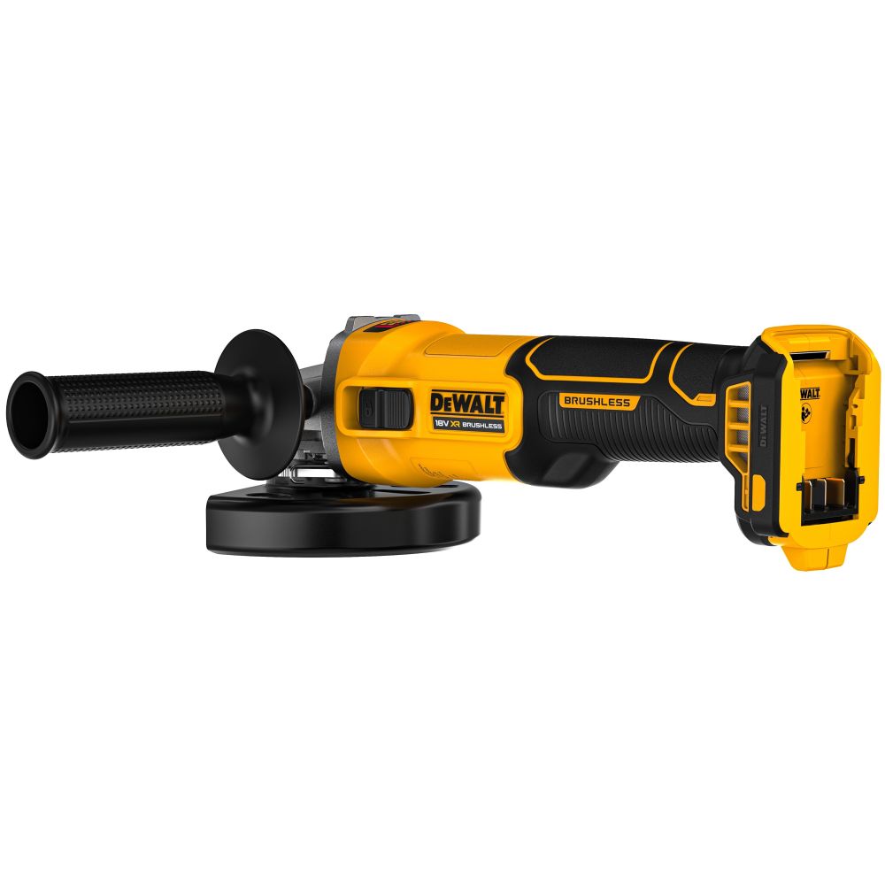 Аккумуляторная угловая шлифмашина DEWALT DCG407N, 18 В, 125 мм, 9000 об/мин, без АКБ и ЗУ (DCG407N-XJ)