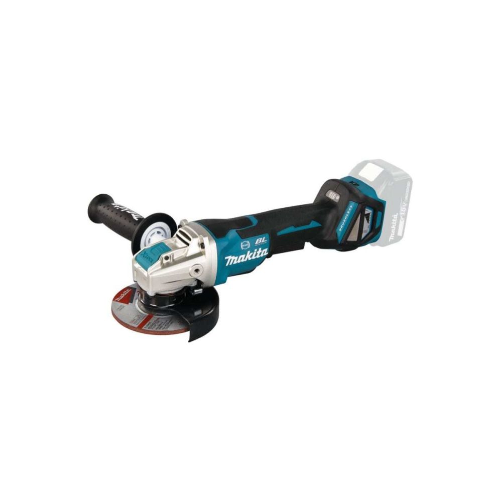 Аккумуляторная угловая шлифовальная машина Makita, 18В, 115 мм, 8500 об/мин, без АКБ и З/У, DGA469Z
