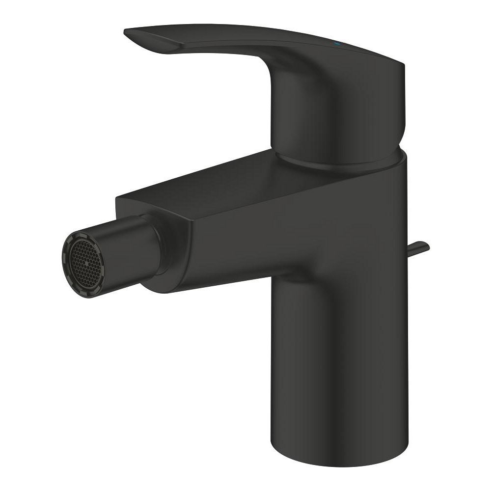Смеситель для биде GROHE Eurosmart с донным клапаном, S-size, черный матовый (329292433)