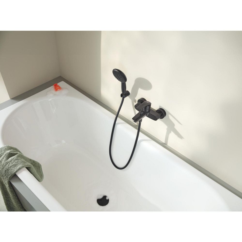 Смеситель для ванны GROHE Eurosmart, матовый черный (333002433)