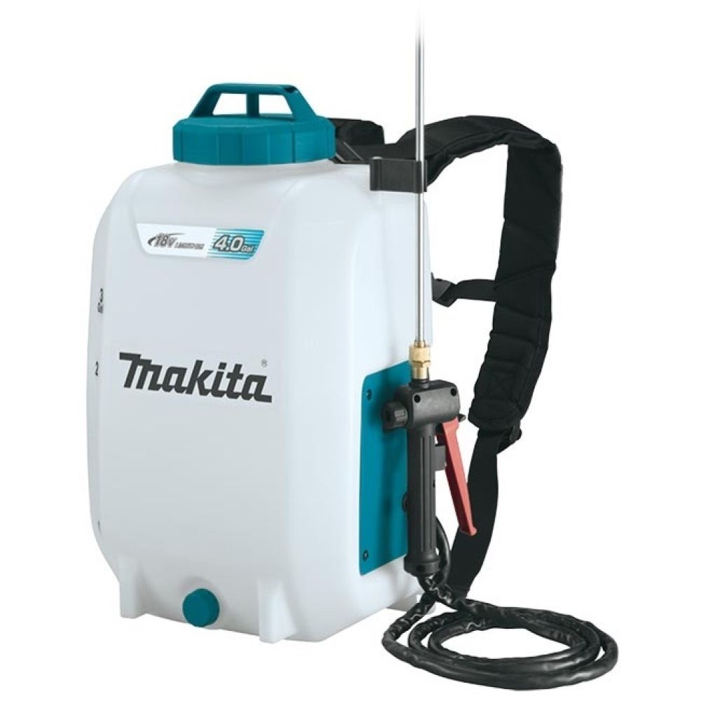 Аккумуляторный ранцевый опрыскиватель Makita, 18 В, 15 л, 5 бар, без АКБ и ЗУ, DUS158Z