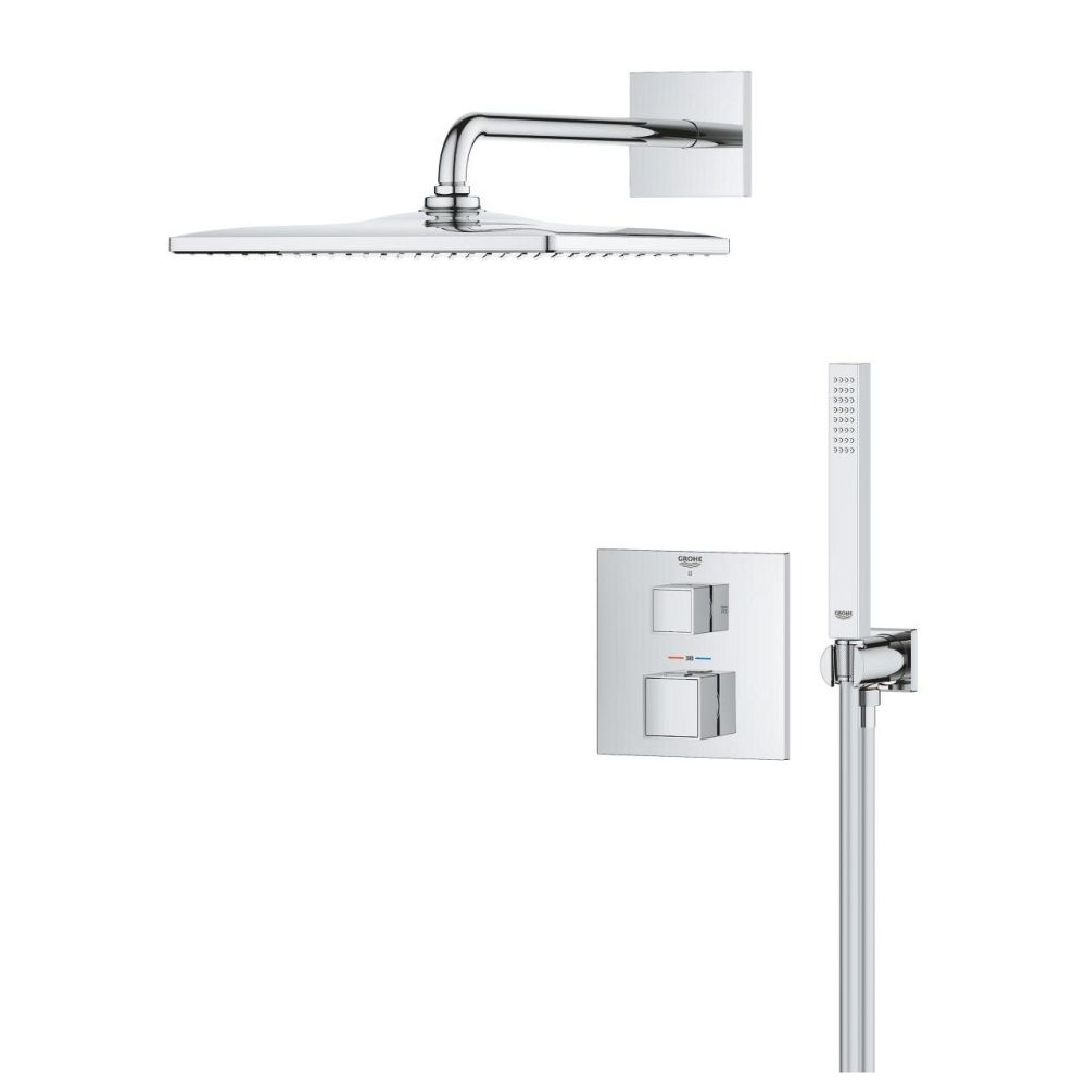 Душевая система GROHE Grontherm Cube с термостатом для душа, хром (34868000)