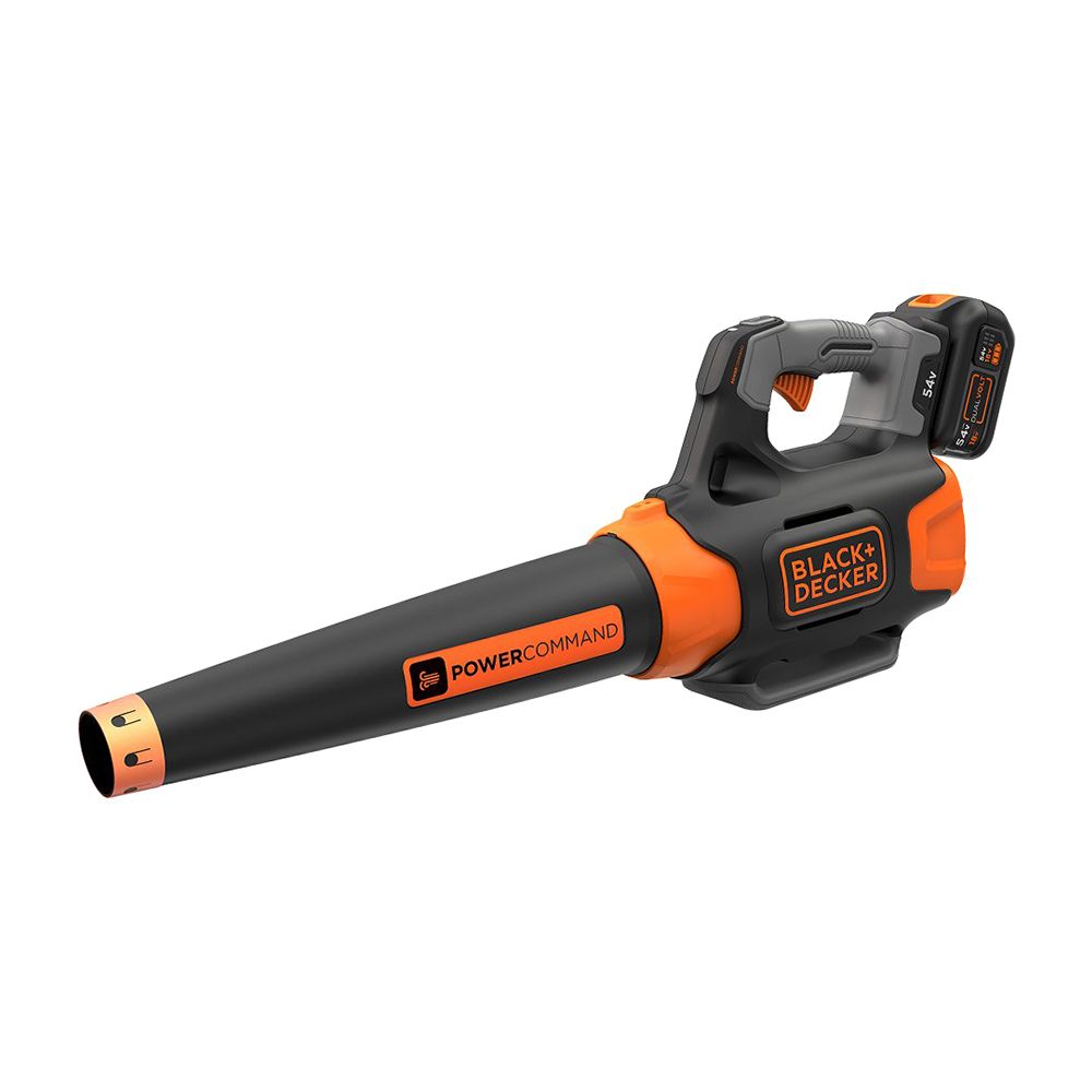Аккумуляторный садовый воздуходув BLACK+DECKER GWC54PC, 54 В, 1.5 Ач