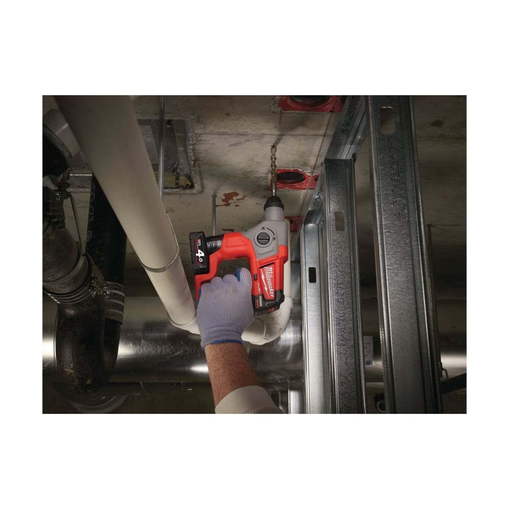 Аккумуляторный перфоратор Milwaukee M12 CH-0 FUEL, 1.1 Дж, 900 об/мин, 6575 уд/мин, без АКБ и ЗУ, 4933441947