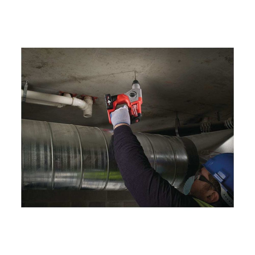 Аккумуляторный перфоратор Milwaukee M12 CH-0 FUEL, 1.1 Дж, 900 об/мин, 6575 уд/мин, без АКБ и ЗУ, 4933441947