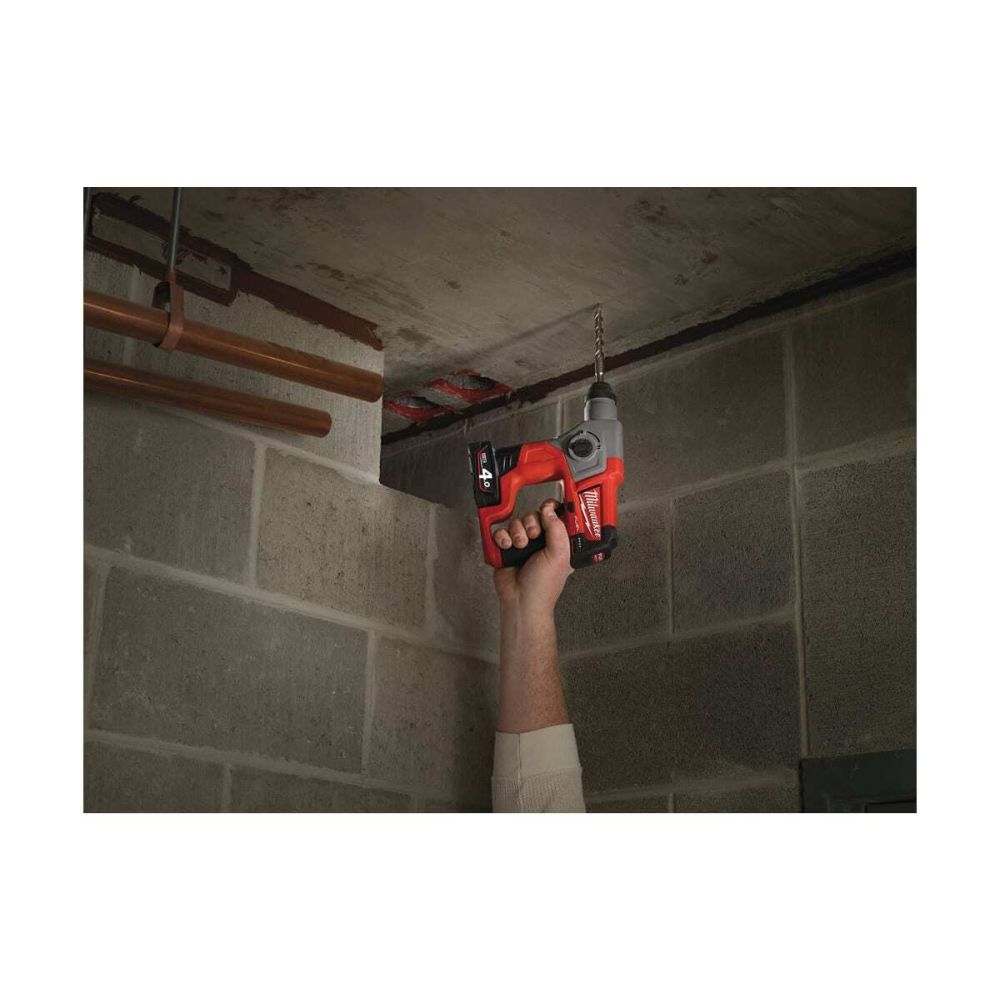 Аккумуляторный перфоратор Milwaukee M12 CH-0 FUEL, 1.1 Дж, 900 об/мин, 6575 уд/мин, без АКБ и ЗУ, 4933441947