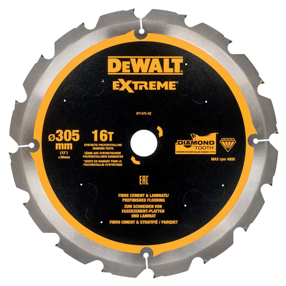 Пильный диск DEWALT DT1475-QZ, 305х30х1.8 мм, 1 шт.