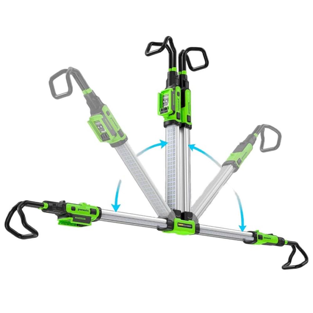 Прожектор Greenworks G24UHL, 24 В, 1200 лм, без АКБ и ЗУ (3503607)