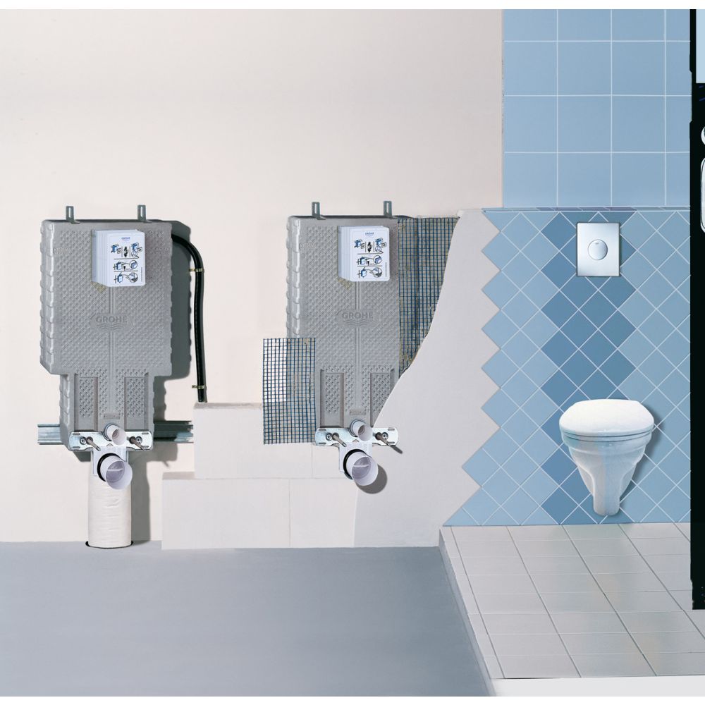 Панель смыва для унитаза GROHE Skate, 1 режим, нержавеющая сталь (38672SD0)
