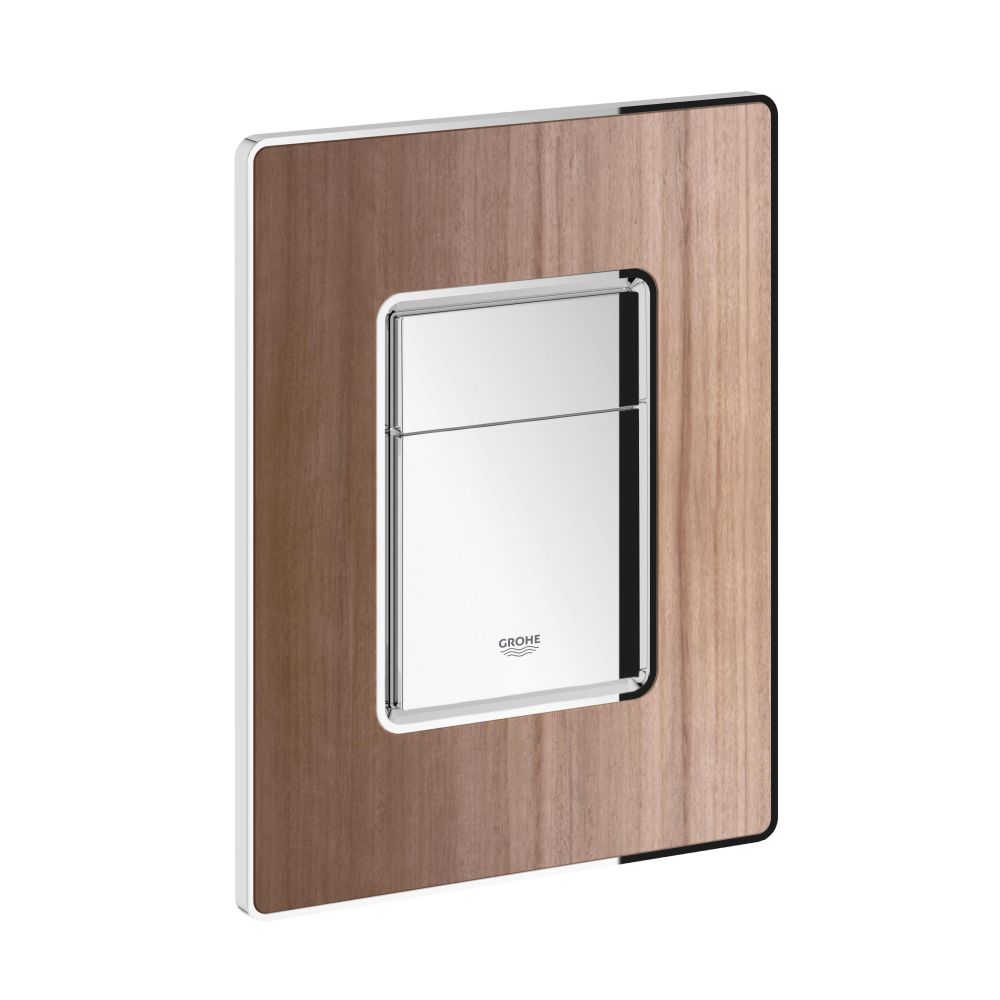 Панель смыва для унитаза GROHE Skate Cosmopolitan Wood дерево, 3 режима, ореховый (38849HP0)