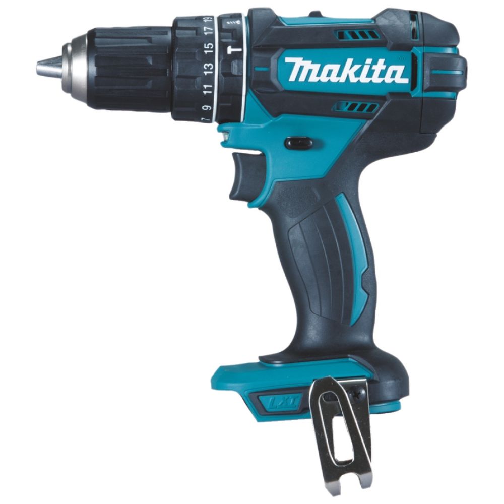 Аккумуляторная ударная дрель-шуруповерт Makita DHP482SYE, 18 В, 1900 об/мин, 28500 уд/мин, с 2 АКБ 1.5 Ач и ЗУ, в кейсе