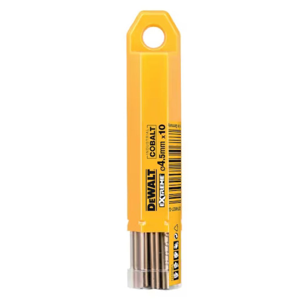 Сверло по металлу DEWALT DT4927, 4.5x46x80 мм, 10 шт. (DT4927-QZ)