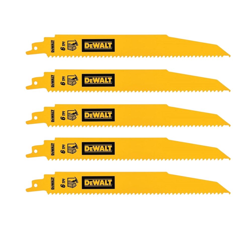 Набор пильных полотен DEWALT DT90381, для дерева, 5 шт. (DT90381-QZ)