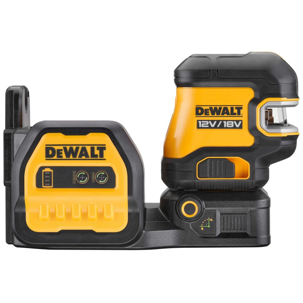 Аккумуляторный лазерный построитель плоскостей DEWALT DCE825NG18, 12/18 В, зеленый луч, 30 м, без АКБ и ЗУ, в кейсе TSTAK