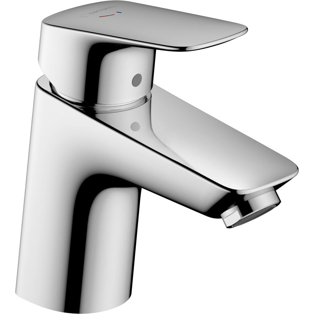 Смеситель для раковины hansgrohe Logis 70 CoolStart, без сливного гарнитура 71073000, хром