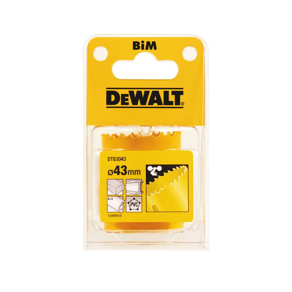 Коронка биметаллическая DEWALT DT83043, M3 43 x 46 мм