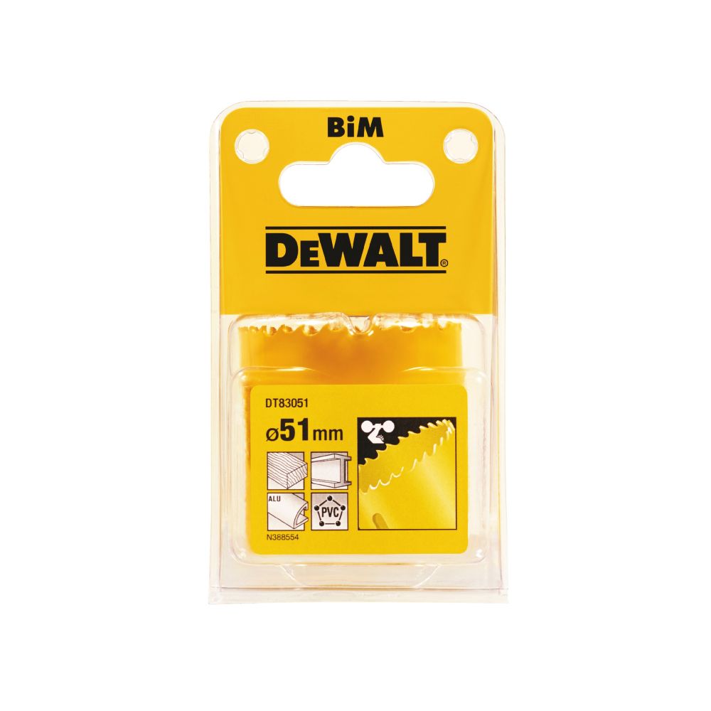 Коронка биметаллическая DEWALT DT83051, M3 51 x 46 мм