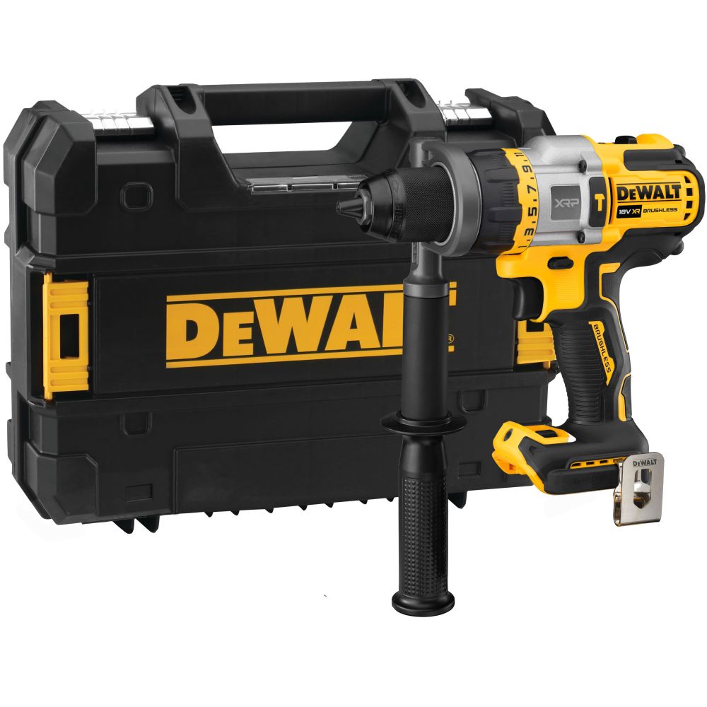 Аккумуляторная ударная дрель-шуруповерт DEWALT DCD999NT, 18 В, 2250 об/мин, 38250 уд/мин, без АКБ и ЗУ, в кейсе TSTAK (DCD999NT-XJ)