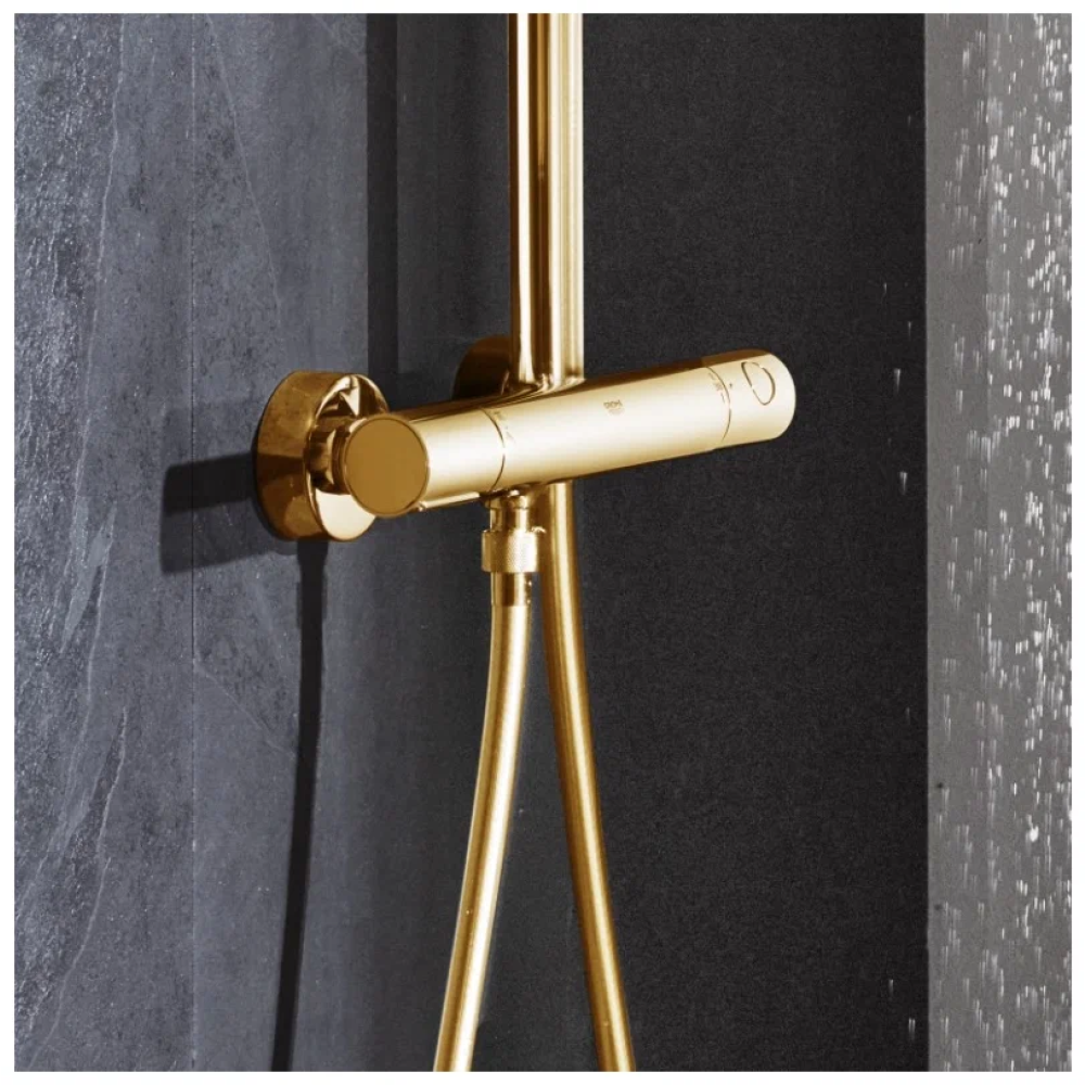 Душевая система GROHE Euphoria System 310 с термостатом для душа, холодный рассвет глянец (26075GL0)