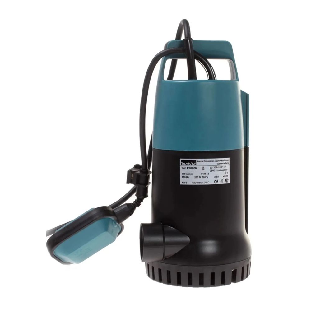 Дренажный насос Makita PF0800, 800 Вт, , 220 л/мин