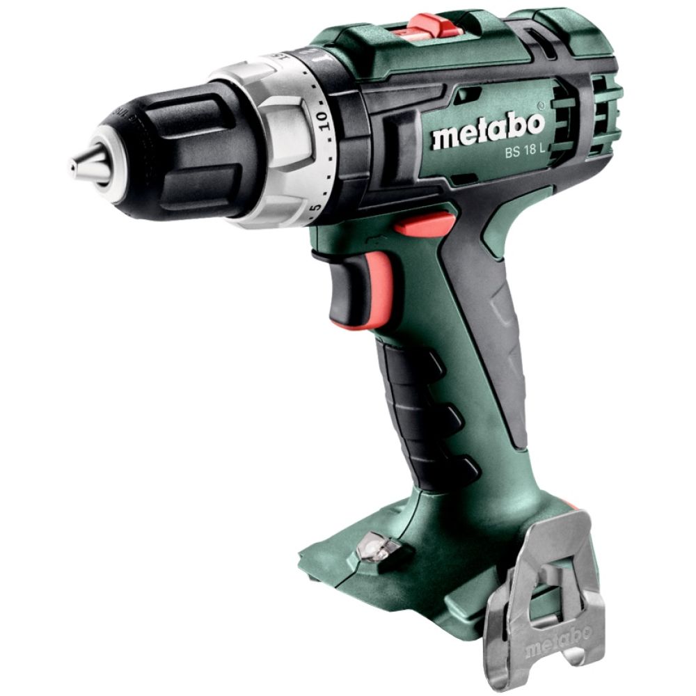 Аккумуляторная дрель-шуруповерт Metabo BS 18 L, 18 В, 1850 об/мин, с 2 АКБ 2 Ач и ЗУ, в кейсе metaBOX (614051500)