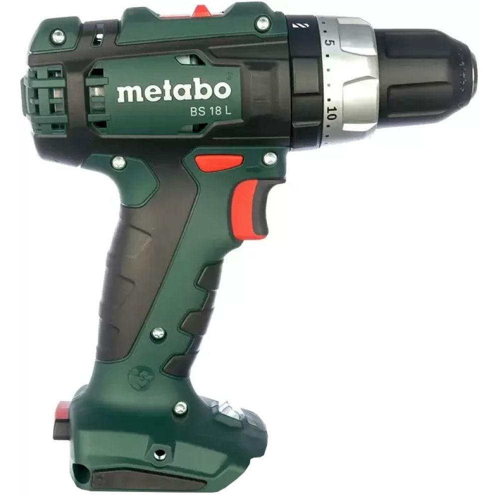 Аккумуляторная дрель-шуруповерт Metabo BS 18 L, 18 В, 1850 об/мин, с 2 АКБ 2 Ач и ЗУ, в кейсе metaBOX (614051500)