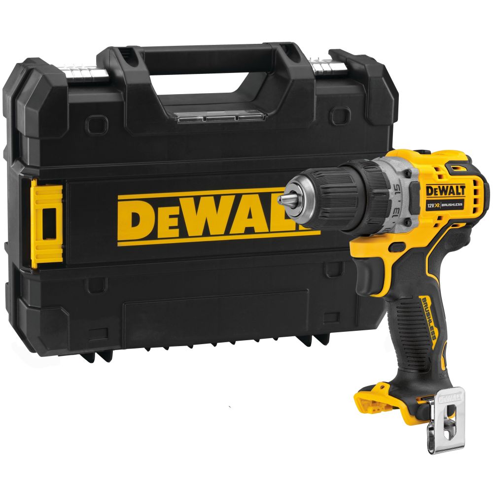 Аккумуляторная дрель-шуруповерт DEWALT DCD701NT, 12 В, 1500 об/мин, без АКБ и ЗУ, в кейсе TSTAK (DCD701NT-XJ)