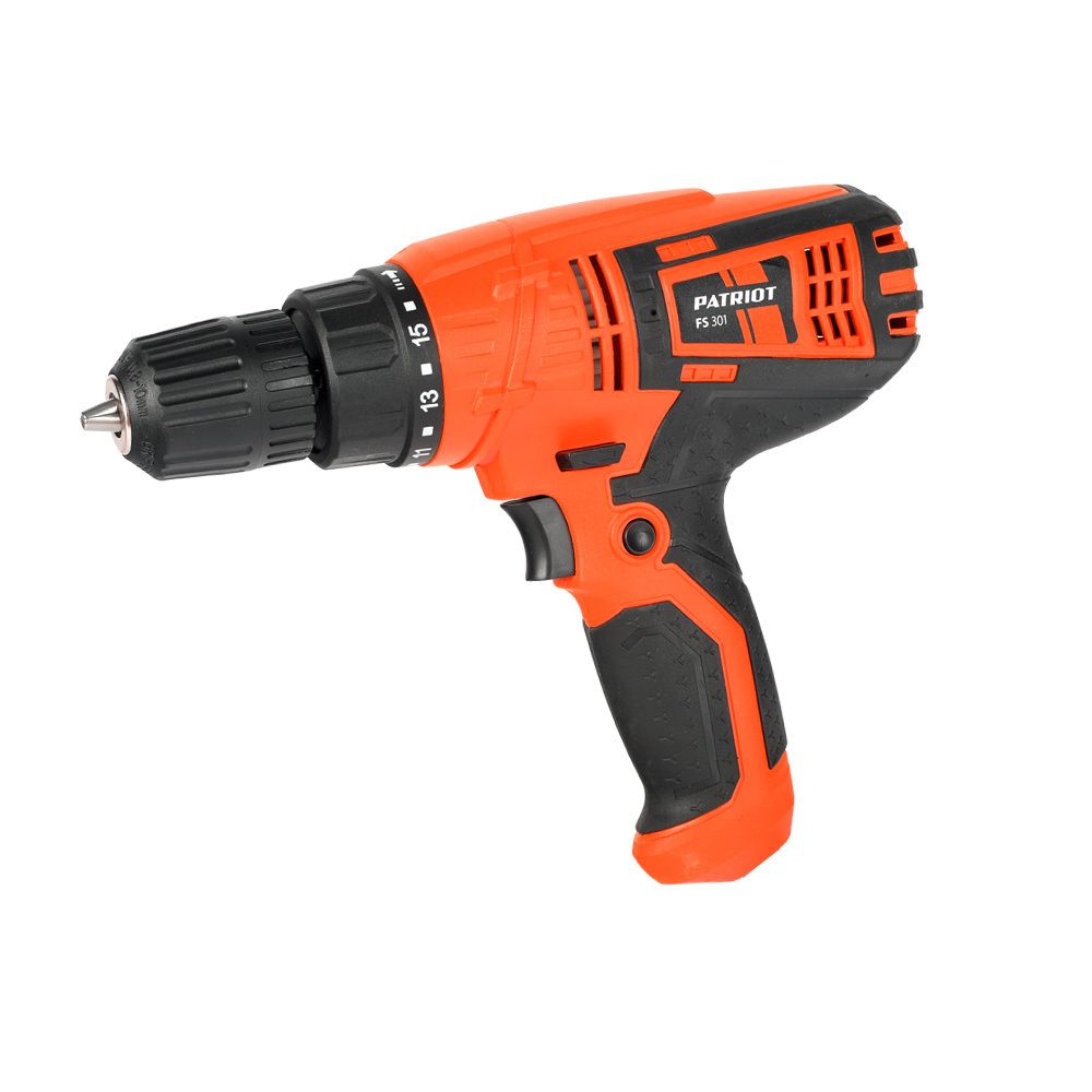Дрель-шуруповерт сетевая PATRIOT FS 301 The One, 330 Вт, 25 Нм, 750 об/мин, 120301403