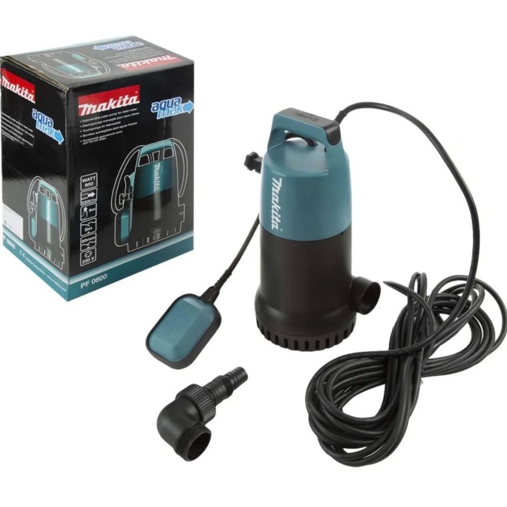Дренажный насос Makita PF0800, 800 Вт, , 220 л/мин