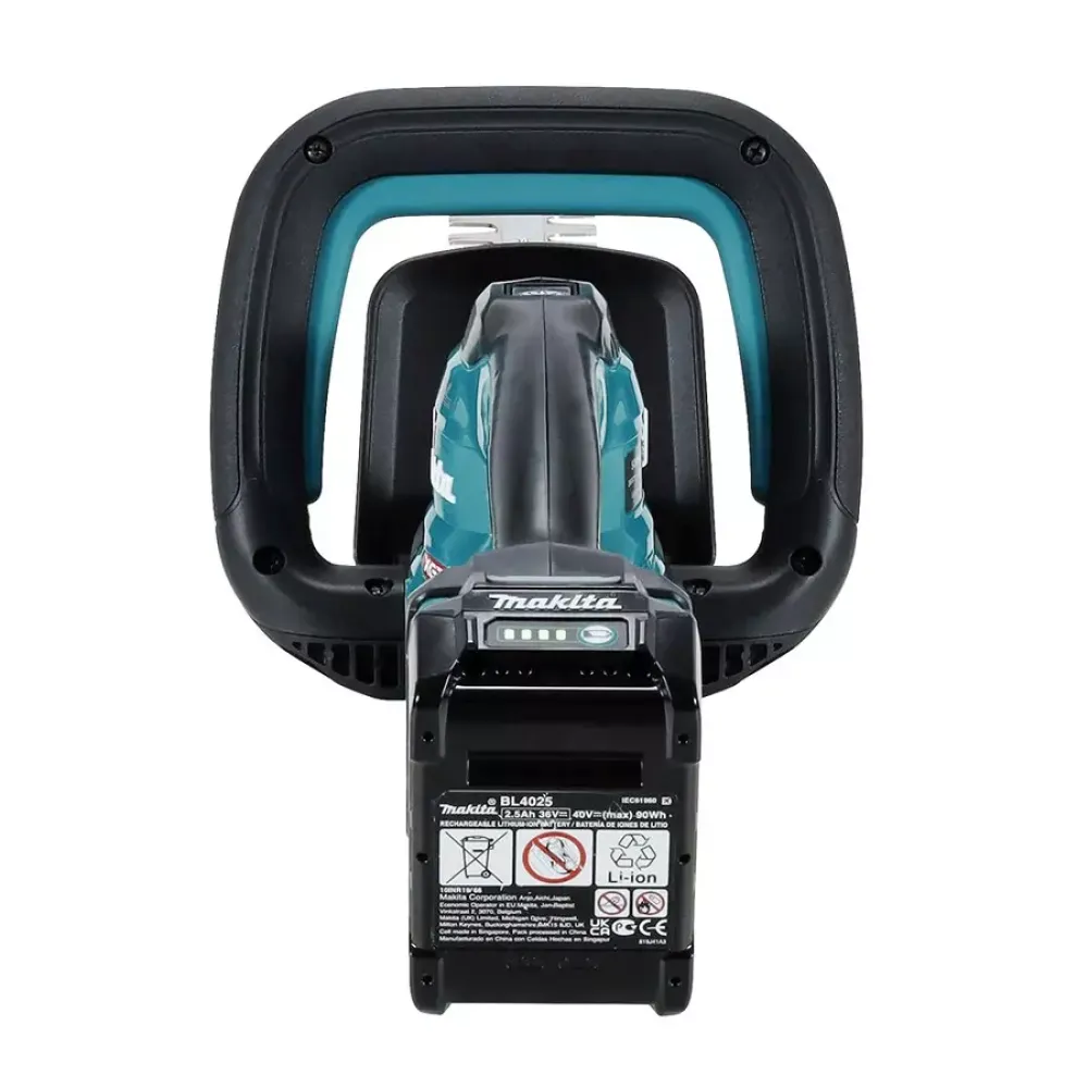 Аккумуляторный кусторез Makita UH020GD101, 40 В, 50 см, 4200 ход/мин, с АКБ 2.5 Ач и ЗУ