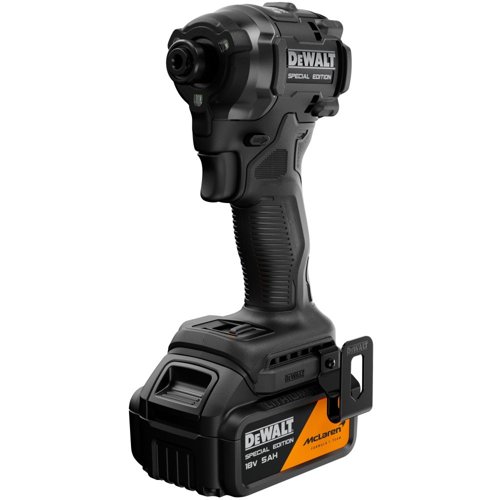 Аккумуляторный шуруповерт DEWALT McLaren Limited Edition DCF86MP1T, 18 В, 205 Нм, 3800 уд/мин, с АКБ 5 Ач и ЗУ, в кейсе TSTAK