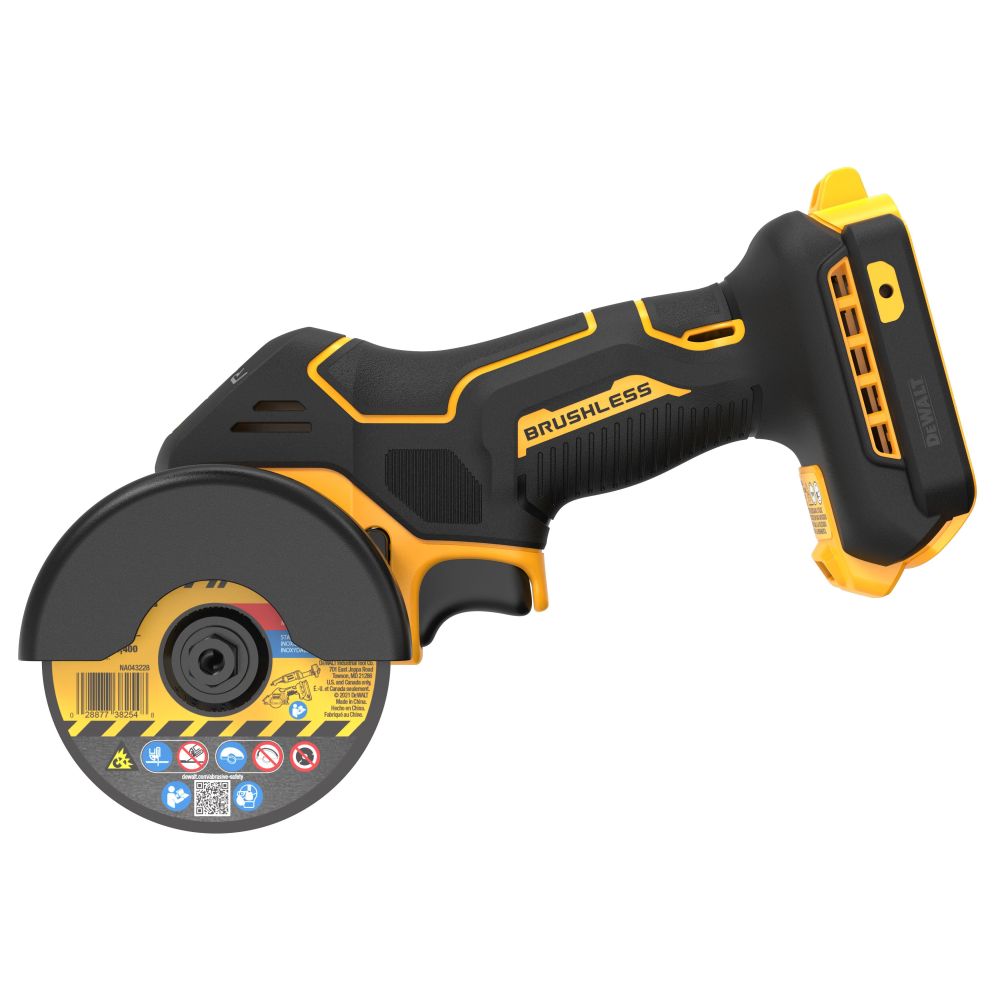 Аккумуляторная отрезная машина DEWALT DCS438N, 20 В, 76 мм, 20000 об/мин, без АКБ и ЗУ (DCS438B-XJ)