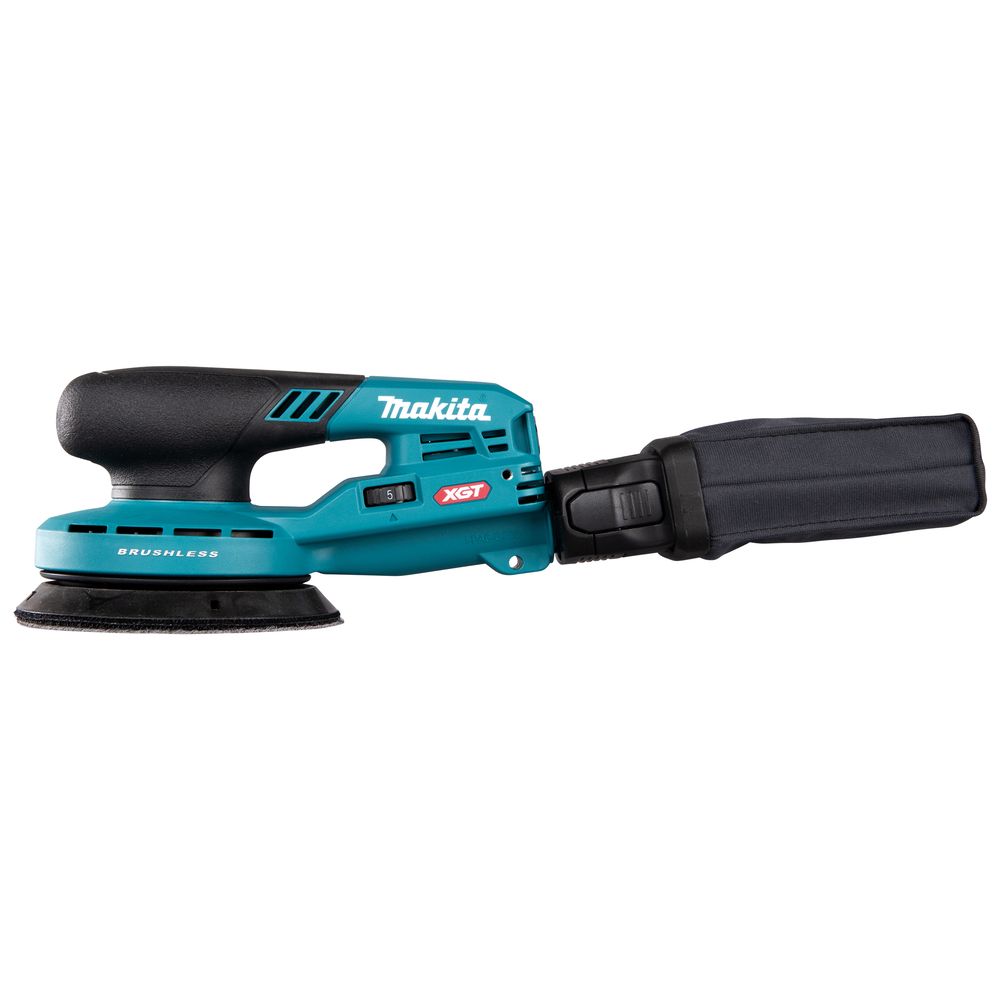 Аккумуляторная эксцентриковая шлифмашина Makita BO001CGZ, 40 В, 125 мм, 10000 кол/мин, с выносной батареей, без АКБ и ЗУ