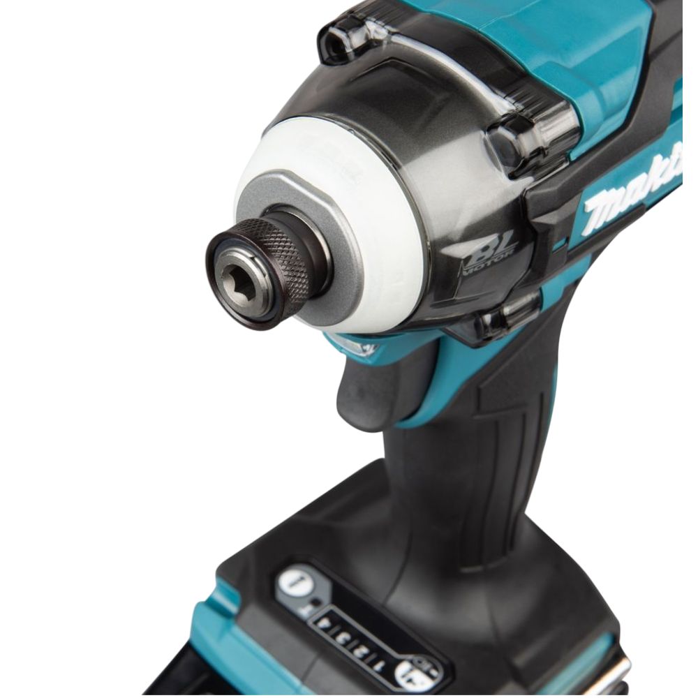 Аккумуляторный ударный шуруповерт Makita TD004GD201, 40 В, 230 Нм, 3900 уд/мин, с 2 АКБ 2.5 Ач и ЗУ, в кейсе MakPac