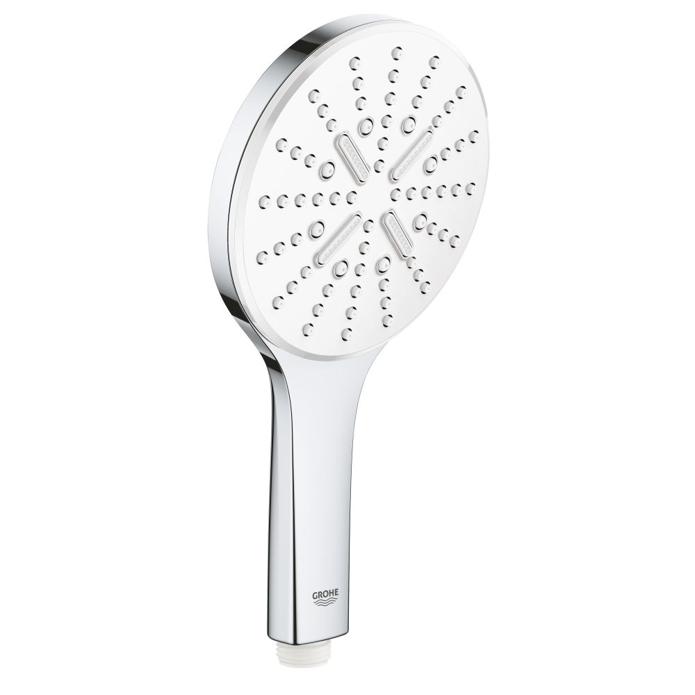 Ручной душ GROHE Rainshower SmartActive 130, 9.5 л/мин, 3 режима, белая луна (26574LS0)