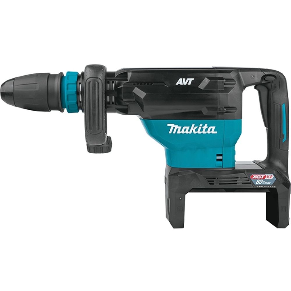 Аккумуляторный набор Makita, 40 В: отбойный молоток HM002 + угловая шлифмашина GA038, с 2 АКБ 5 Ач и ЗУ, в 2 кейсах