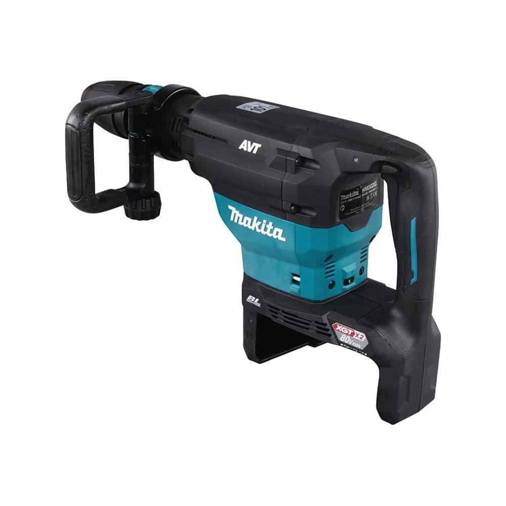 Аккумуляторный набор Makita, 40 В: отбойный молоток HM002 + угловая шлифмашина GA038, с 2 АКБ 5 Ач и ЗУ, в 2 кейсах