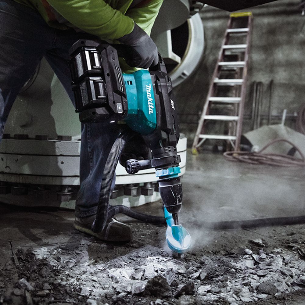 Аккумуляторный набор Makita, 40 В: отбойный молоток HM002 + угловая шлифмашина GA038, с 2 АКБ 5 Ач и ЗУ, в 2 кейсах