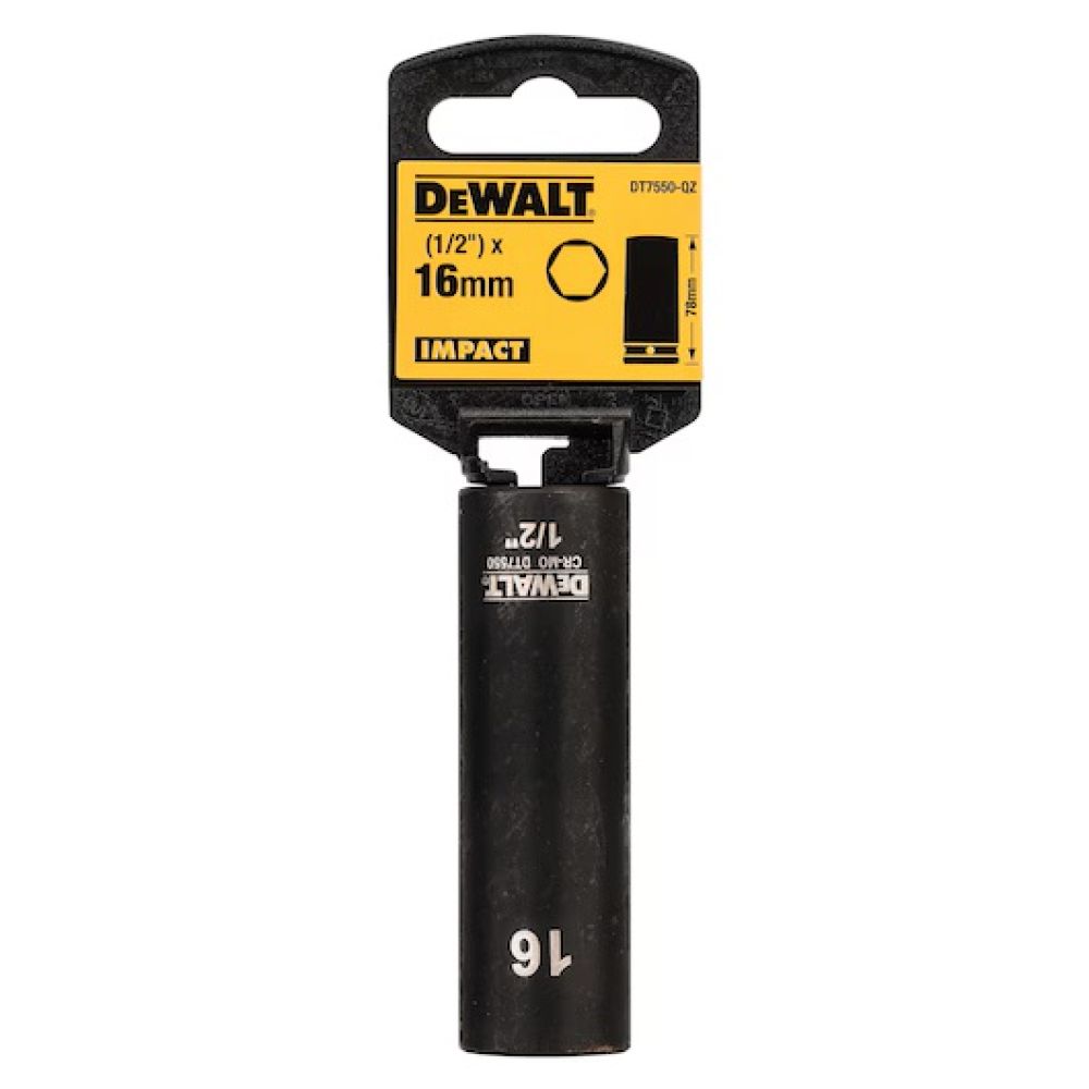 Ударная торцевая головка DeWALT DT7550, 16 мм, 1/2"