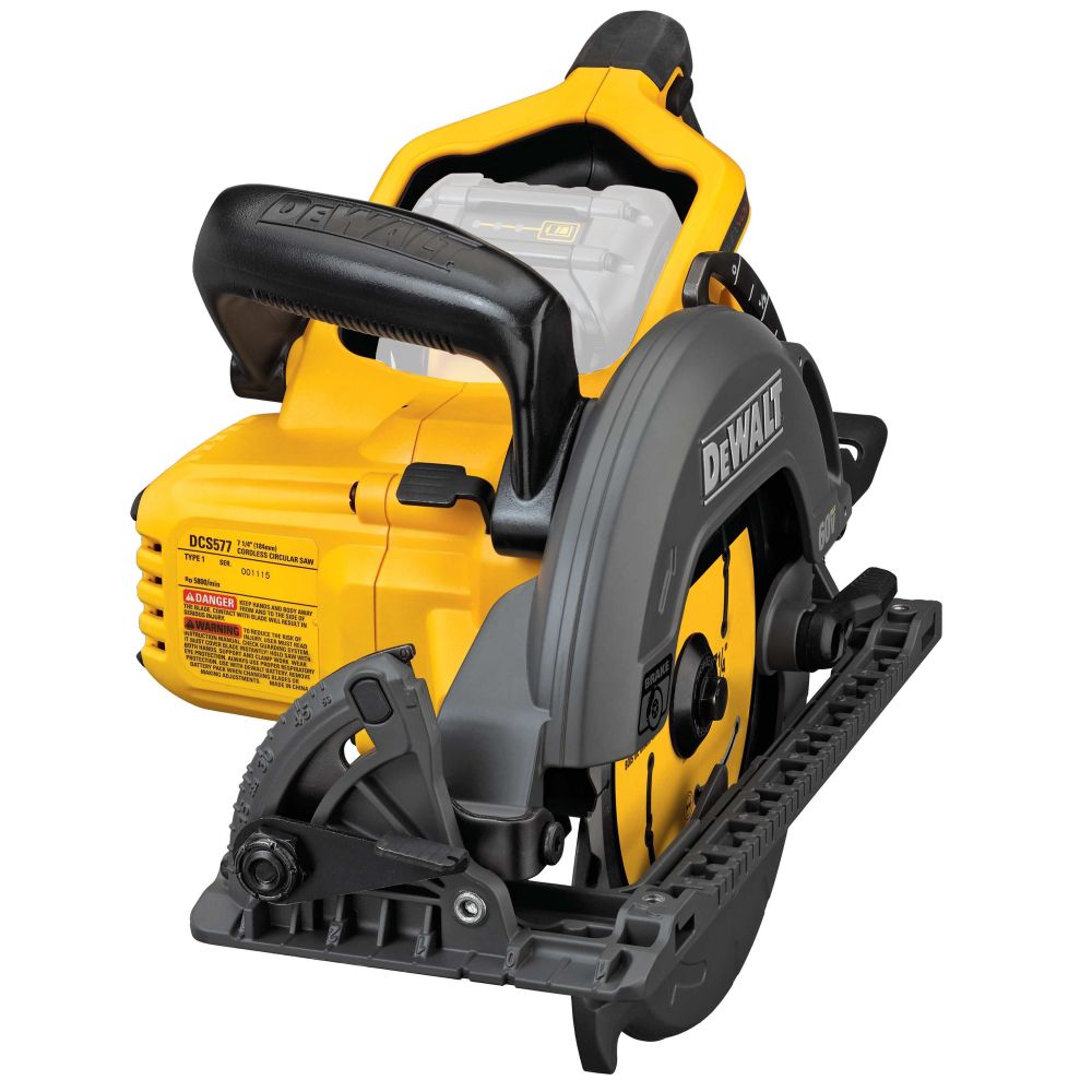 Аккумуляторная дисковая пила DEWALT DCS577N, 54 В, 190 мм, 5800 об/мин, без АКБ и ЗУ (DCS577N-XJ)