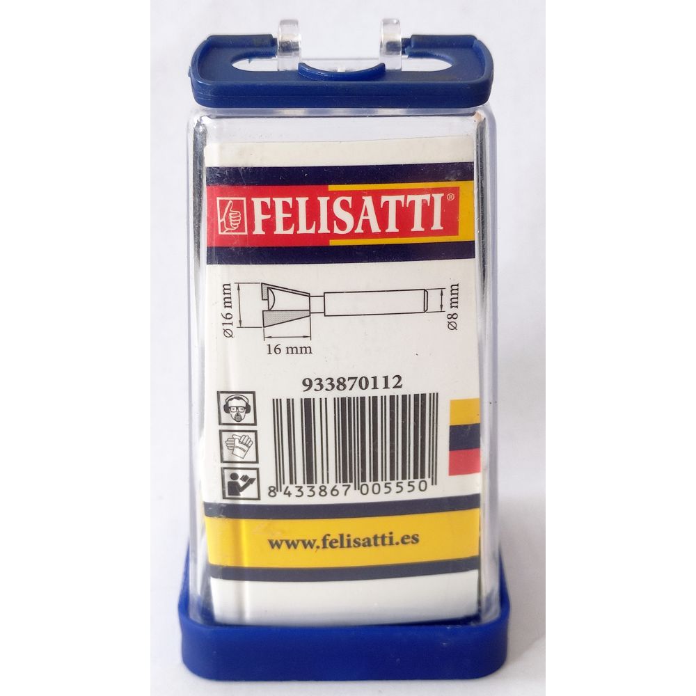 Фреза ИНТЕРСКОЛ "ласточкин хвост", 16х16х8 мм (933870112)