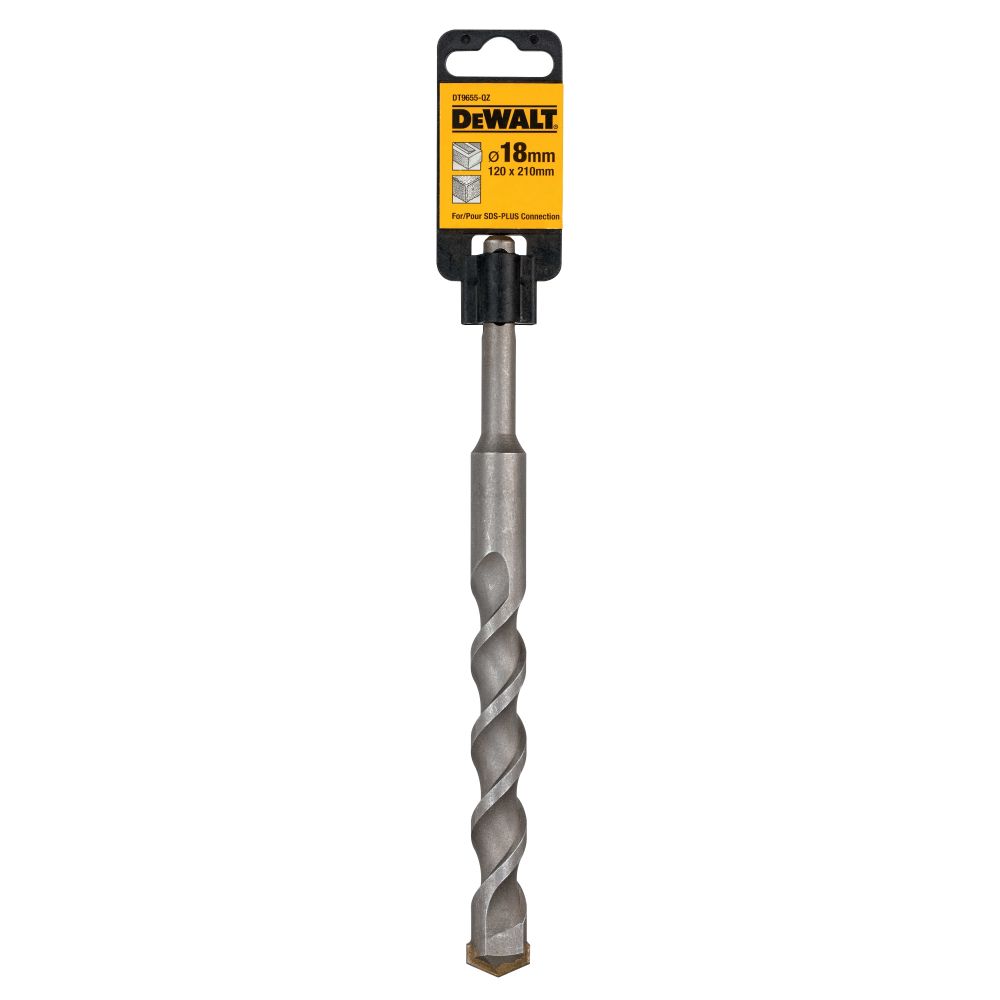 Бур DEWALT INDUSTRIAL, SDS-Plus, 18x210 мм (DT9655-QZ)