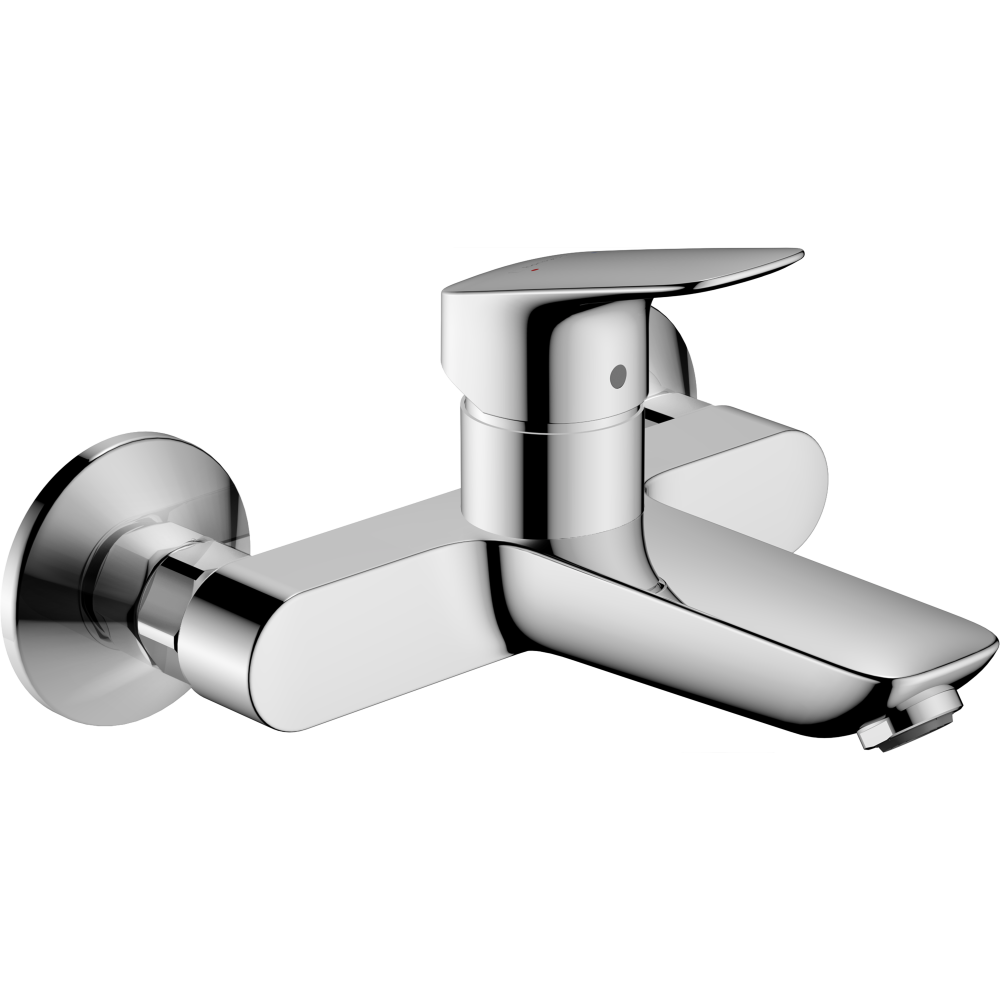 Смеситель для раковины hansgrohe Logis настенный внешнего монтажа 71225000, хром