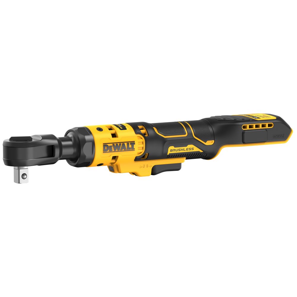 Аккумуляторный угловой гайковерт DEWALT DCF512D1G, с трещоткой, 18 В, 95 Нм, 250 об/мин, с АКБ 2 Ач и ЗУ, в чехле (DCF512D1G-QW)