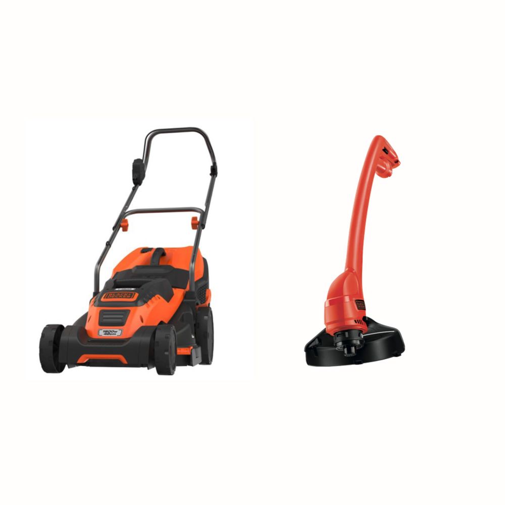 Колесная косилка + триммер BLACK+DECKER EMAX42GL250, 1800 Вт, 42 см