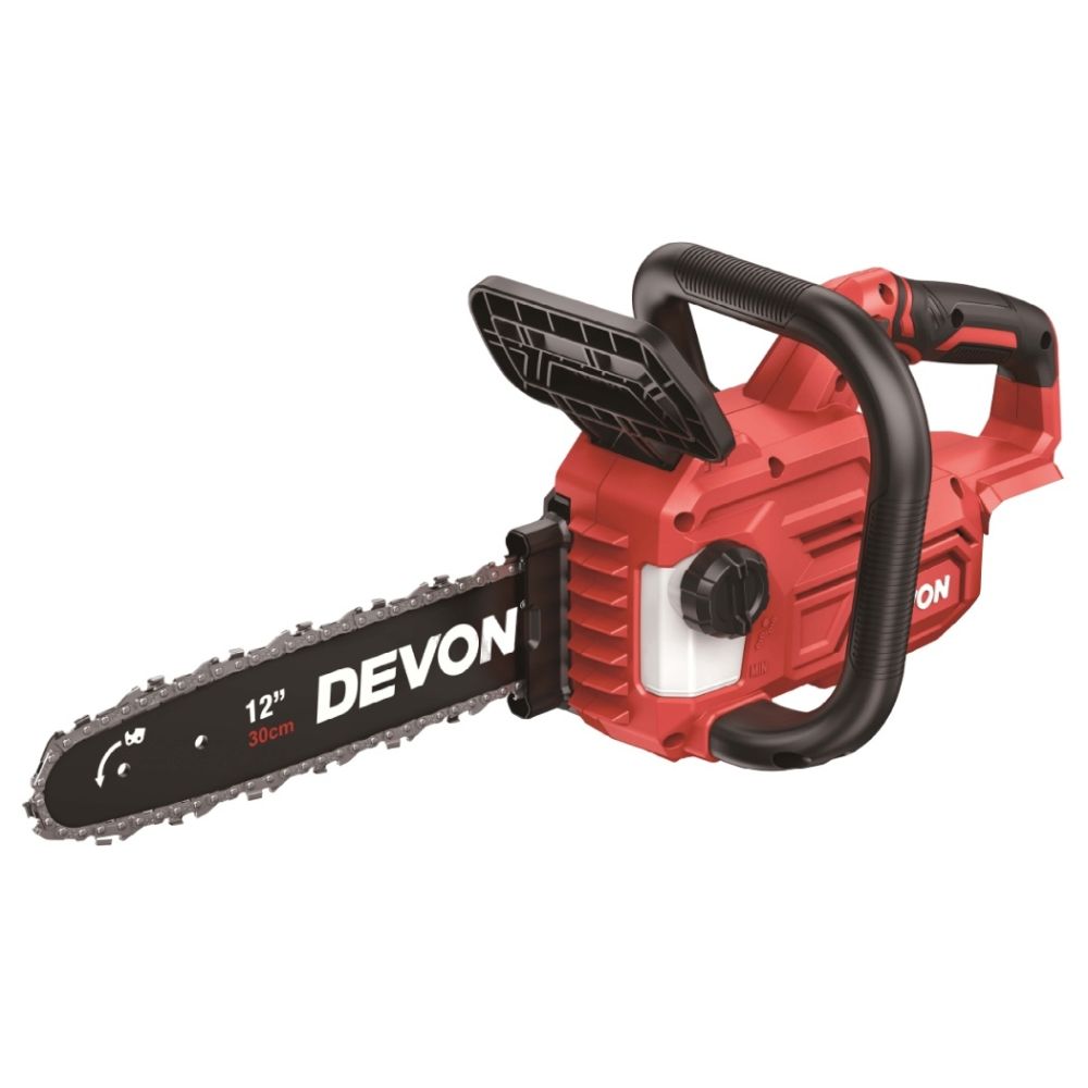 Аккумуляторная цепная пила Devon, 20 В, 30 см, 7.9 м/с, без АКБ и ЗУ, 4557-Li-20