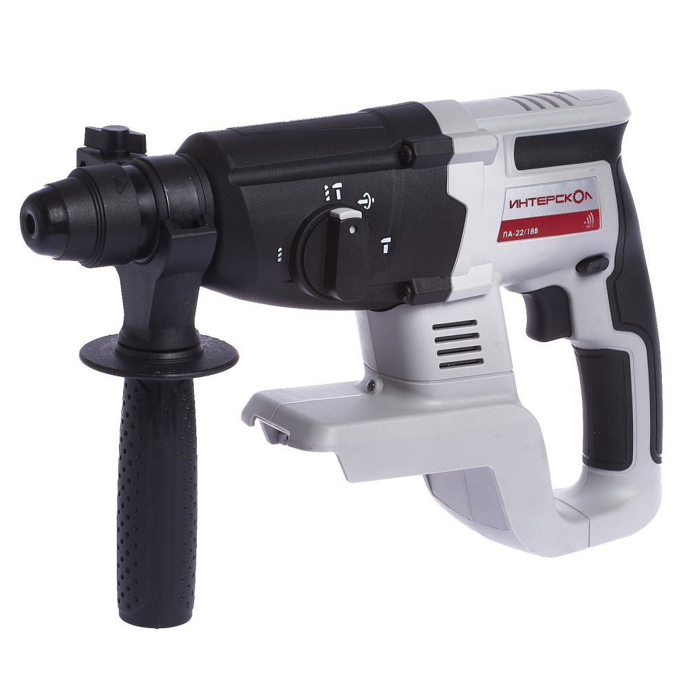 Аккумуляторный перфоратор ИНТЕРСКОЛ ПА-22/18В, 18 В, 1.7 Дж, 4250 уд/мин, с АКБ 2 Ач и ЗУ (649.0.0.70-B2C)