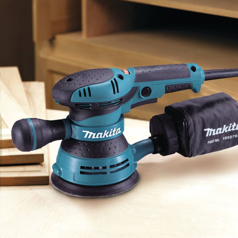 Эксцентриковая шлифмашина Makita BO5041, 125 мм, 300 Вт, 4 000 - 12 000 об