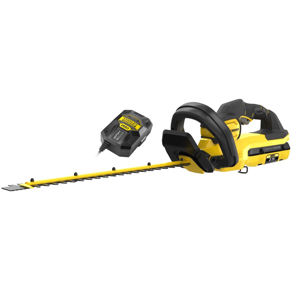 Аккумуляторный кусторез STANLEY FATMAX SFMCHTB866B, 54 В, 60 см, 1500 ход/мин, с АКБ 2.5 Ач и ЗУ (SFMCHTB866BT1)
